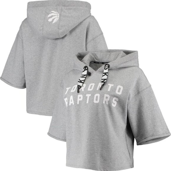 DKNY x NBA | Cropped Raptors Hoodie-XL - Picture 1 of 5